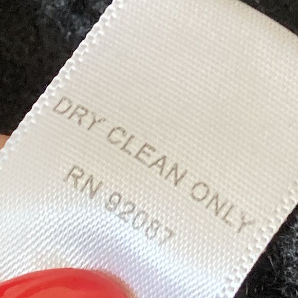 Saks Fifth Avenue Threads Jacket Womens Small Wool Black Flare Sleeve Pockets - Picture 12 of 13